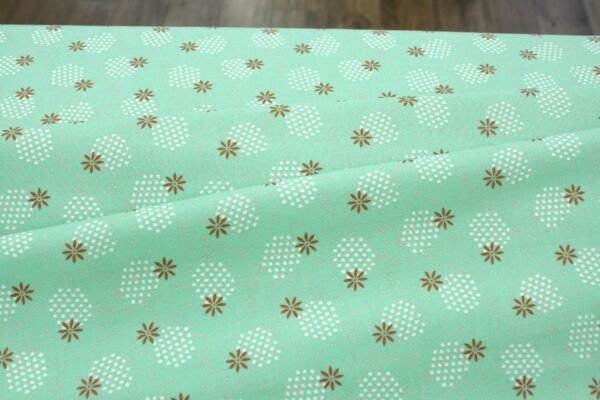 Popeline // Cotton and Steel // Modern Meadow // Spritely Sprouts // Mint – Bild 2