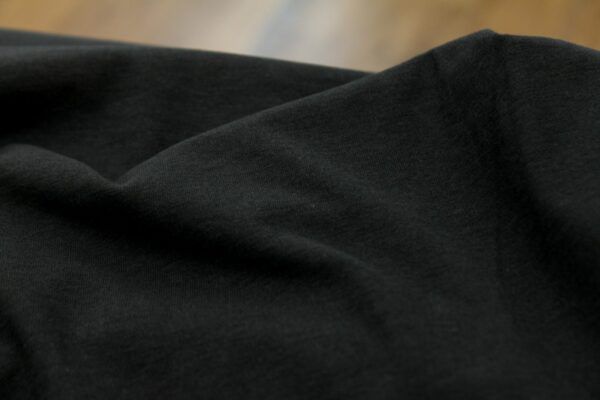 BIO Soft Touch Jersey // Ohne Elastan // Schwarz