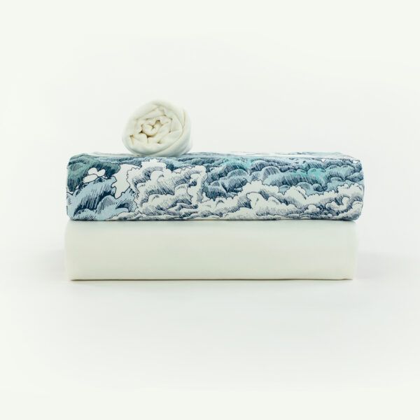 French Terry // SYAS // Rainy Clouds // Off White – Bild 7