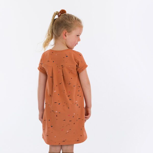French Terry // SYAS // Scribbles // Autumn Leaf Brown – Bild 3