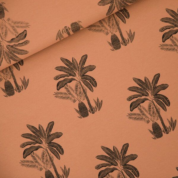 French Terry // SYAS // Palm Trees // Pecan Brown