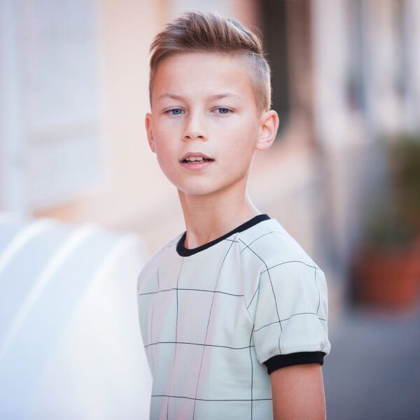 French Terry // SYAS // Thin Grid // Fog Green – Bild 2