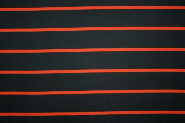 BIO Jersey // Streifen // Navy Rot – Bild 2