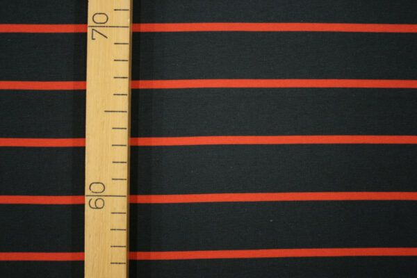 BIO Jersey // Streifen // Navy Rot – Bild 6