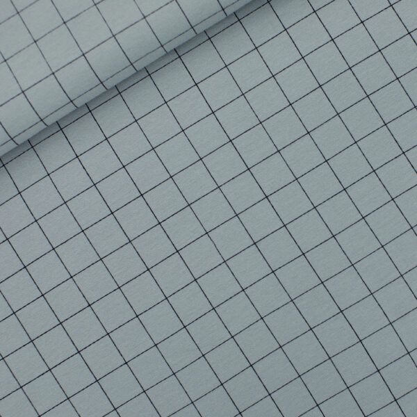 French Terry // SYAS // Thin Grid // Monument Gray