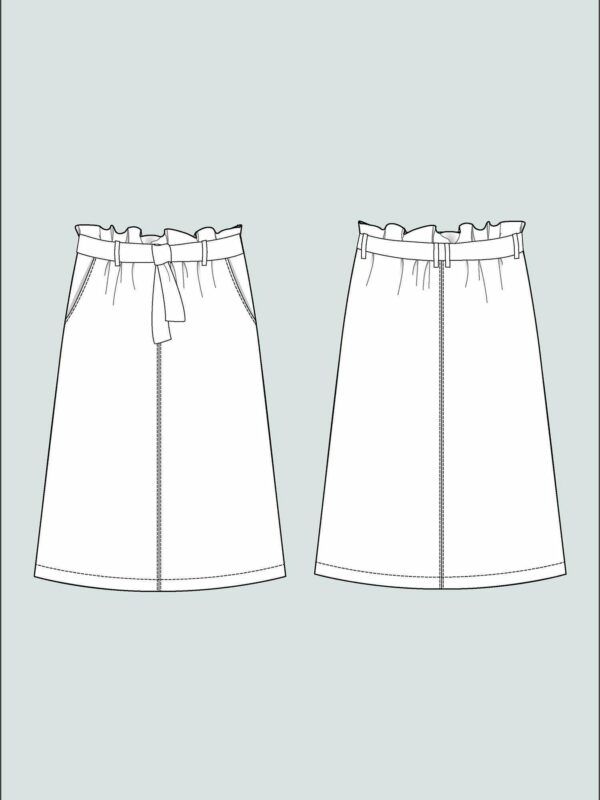 Schnittmuster // The Assembly Line // A-Line Midi Skirt XS-L oder XL-3XL – Bild 4