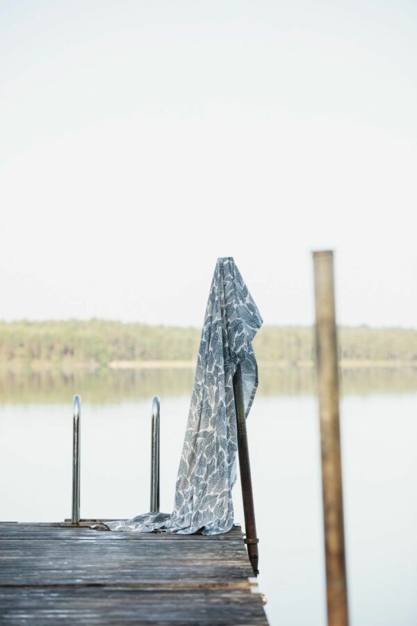 Dekostoff // Birds // Dusty Blue – Bild 5