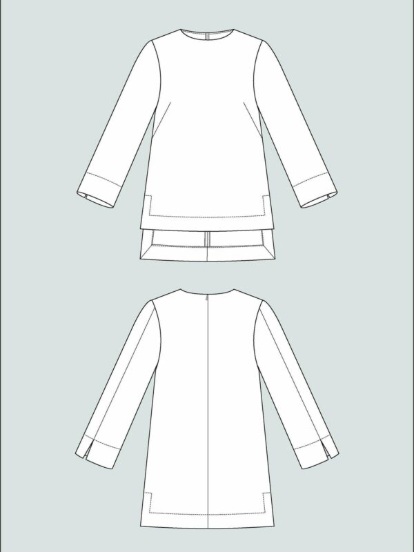 Schnittmuster // The Assembly Line // Long Sleeve Tunic XS-L oder XL-3XL – Bild 2