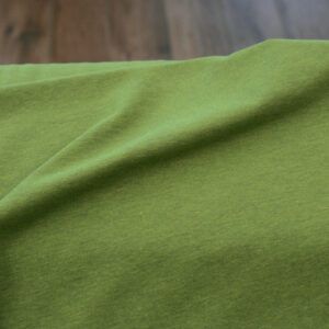 BIO Baumwolljersey // Uni // Grün Meliert