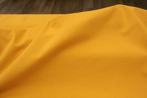 BIO Baumwolljersey // Uni // Senf – Bild 2