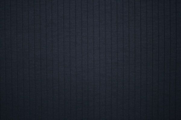 Viskosejersey // Gerippt // Blau – Bild 5