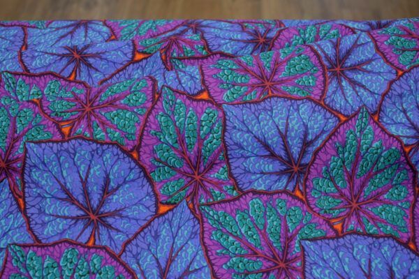 Popeline // Kaffe Fassett // Begonia Leaves // Cobalt – Bild 4