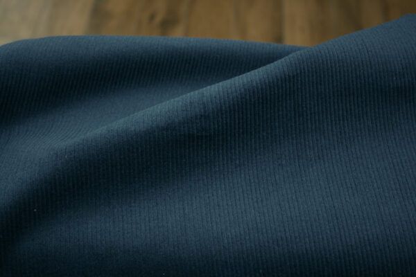 Cord mit Elastan // Blau