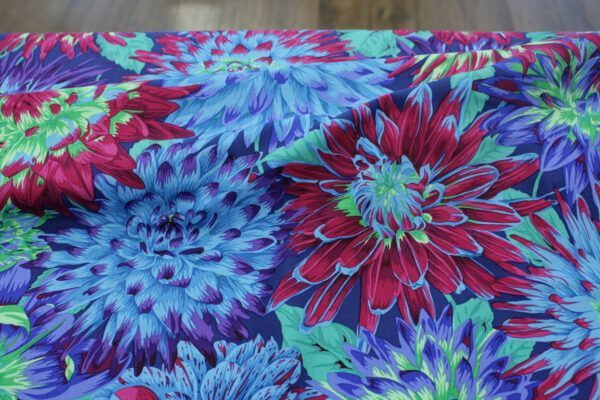 Popeline // Kaffe Fassett // Cactus Dahlia // Blue