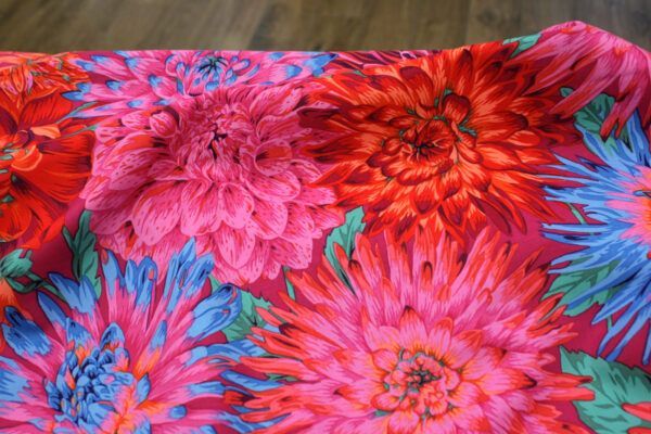 Popeline // Kaffe Fassett // Cactus Dahlia // Red – Bild 2