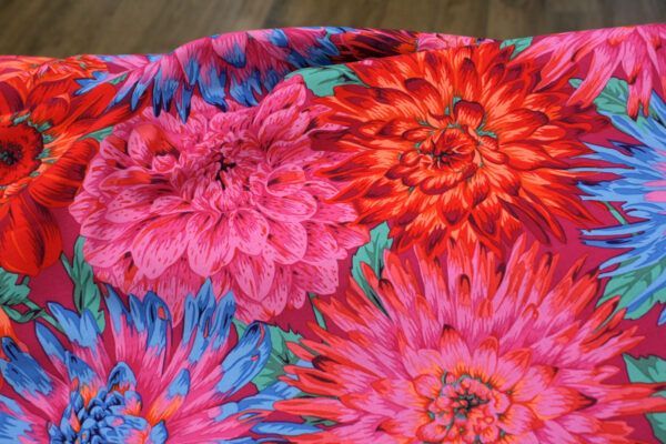 Popeline // Kaffe Fassett // Cactus Dahlia // Red