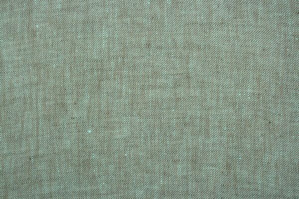 Leinen Chambray // Cross Dye // Mint Beige – Bild 4