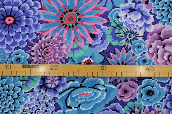 Popeline // Kaffe Fassett // Enchanted // Blue – Bild 2