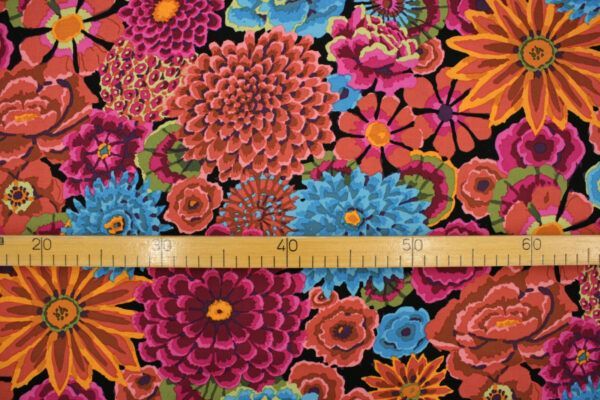 Popeline // Kaffe Fassett // Enchanted // Dark – Bild 4