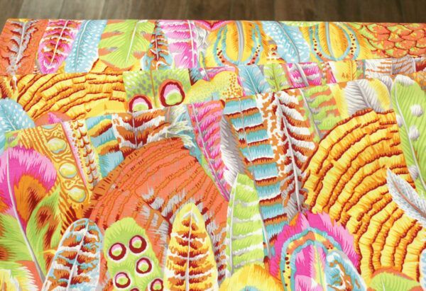 Popeline // Kaffe Fassett // Feathers // Yellow – Bild 2