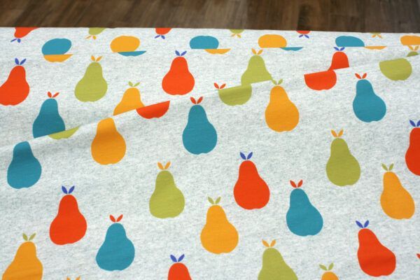 Baumwolljersey // Bunte Birnen – Bild 4