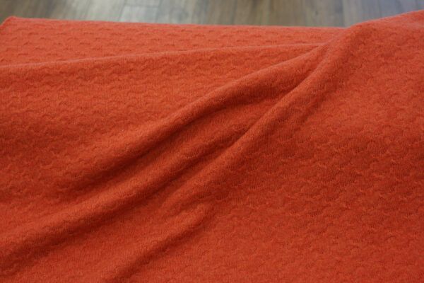 Merinostrick // Muster // Orange – Bild 3