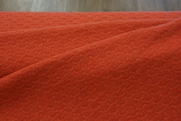 Merinostrick // Muster // Orange – Bild 2