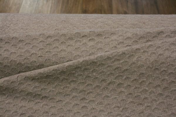 Merinostrick // Muster // Beige – Bild 3