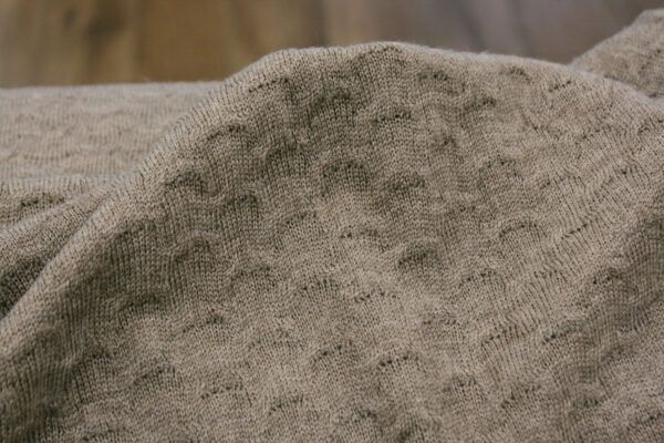 Merinostrick // Muster // Beige