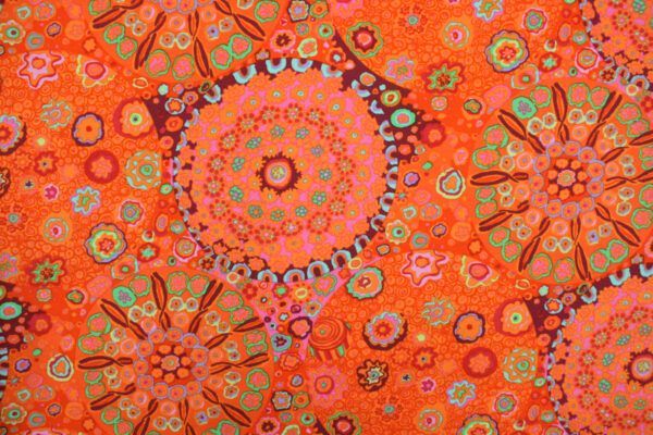 Popeline // Kaffe Fassett // Millefiore // Tomato – Bild 2