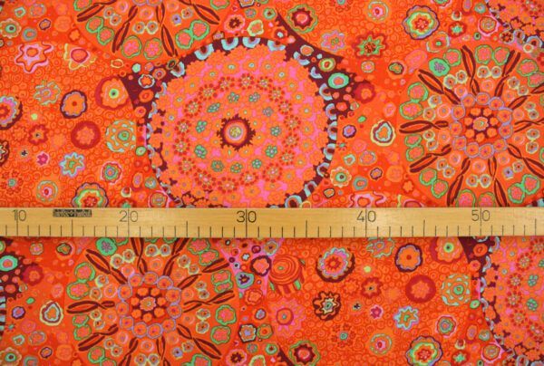 Popeline // Kaffe Fassett // Millefiore // Tomato – Bild 5