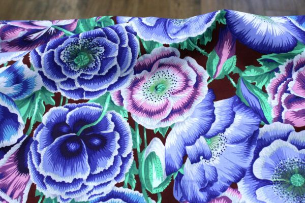 Popeline // Kaffe Fassett //  Poppy Garden // Blue