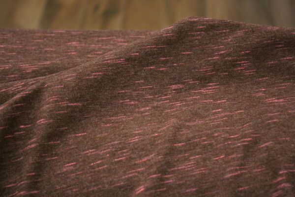 Baumwoll-Viskosejersey // Sakura // Chestnut Neon Pink – Bild 3