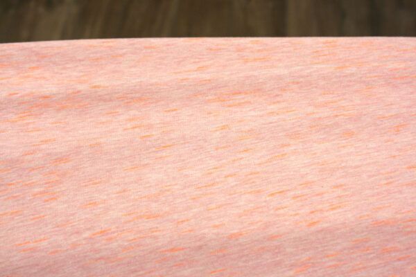 Baumwoll-Viskosejersey // Sakura // Peach Neon Orange – Bild 3