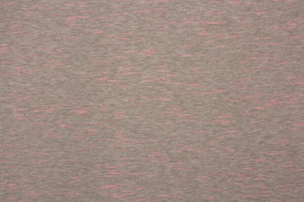Baumwoll-Viskosejersey // Sakura // Taupe Neon Pink – Bild 2