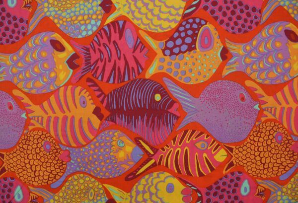 Popeline // Kaffe Fassett // Shoal // Tomato – Bild 5