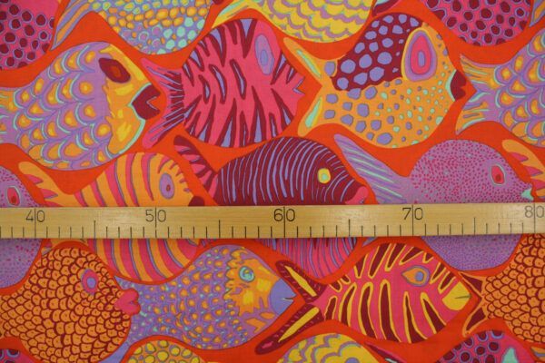 Popeline // Kaffe Fassett // Shoal // Tomato – Bild 6