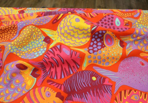 Popeline // Kaffe Fassett // Shoal // Tomato – Bild 2