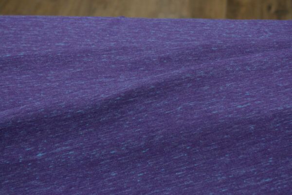 Baumwoll-Viskosejersey // Transformation // Purple Turquoise – Bild 2