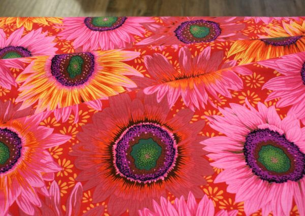 Popeline // Kaffe Fassett // Van Gogh // Red – Bild 2
