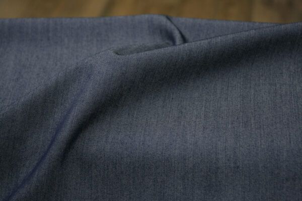 Jeansstretch Viskose // Blau Grau – Bild 3