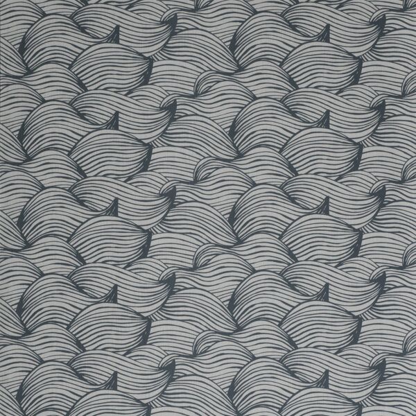 Dekostoff // Wave // Dusty Blue – Bild 2