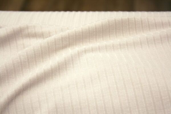 Viskosejersey // Gerippt // Beige