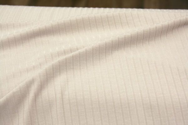 Viskosejersey // Gerippt // Beige – Bild 2