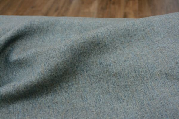Leinen Chambray // Cross Dye // Blau Braun