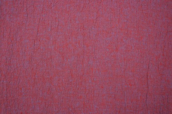 Leinen Chambray Gecrasht // Cross Dye // Magenta – Bild 2