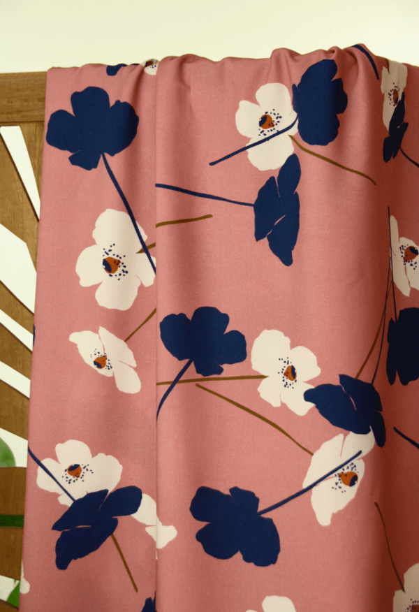 Viskose // Atelier Jupe // Dusty Pink Poppy – Bild 5