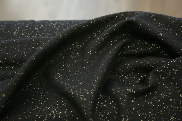 Viskosejersey // Glitzer // Gold