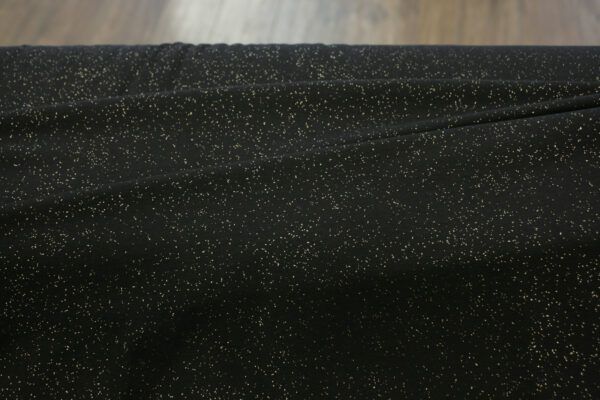 Viskosejersey // Glitzer // Gold – Bild 3