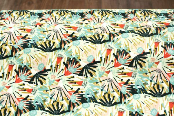 Popeline // Cotton and Steel // Good Vibes // Vibration // Paradise Fabric – Bild 5